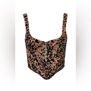 House of CB Jacqueline leopard top